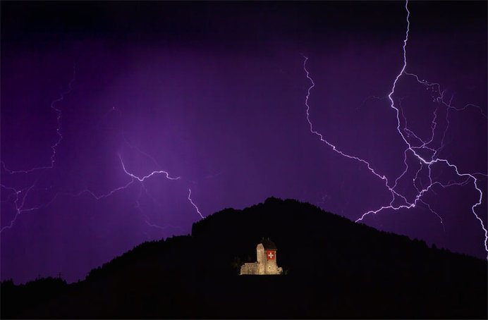 weather #photography #storms #lightning #castle