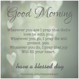 - Good Morning