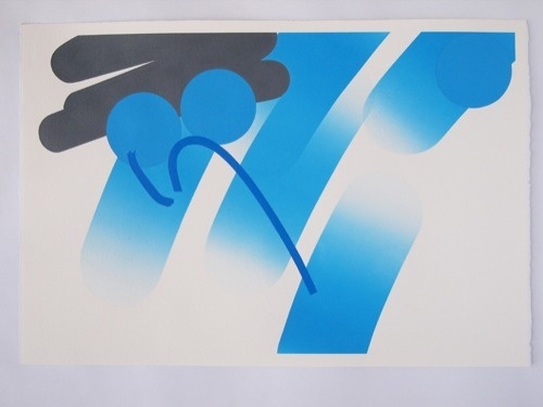 MOMO « PICDIT #graffiti #color #painting #art #blue #colour