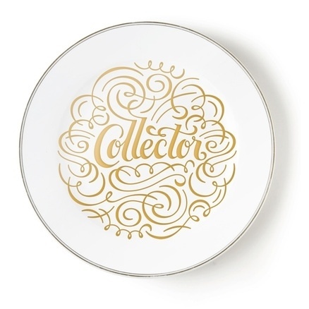 Felt & Wire Shop: Collector Plate from MINE™ #plate #design #mine #gold