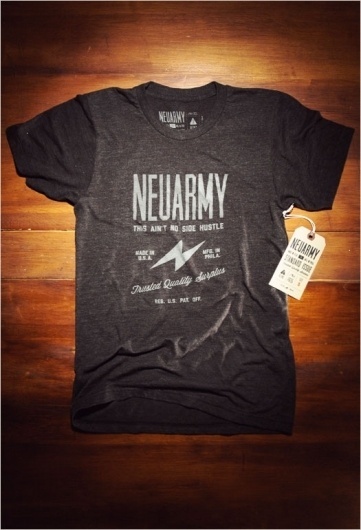 Neusprint® — Standard Issue Neuarmy Shirt #screen #printing #shirt #typography