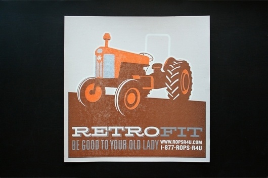 FPO: ROPS Tractor Posters #fit #sappi #retro #tractor #poster