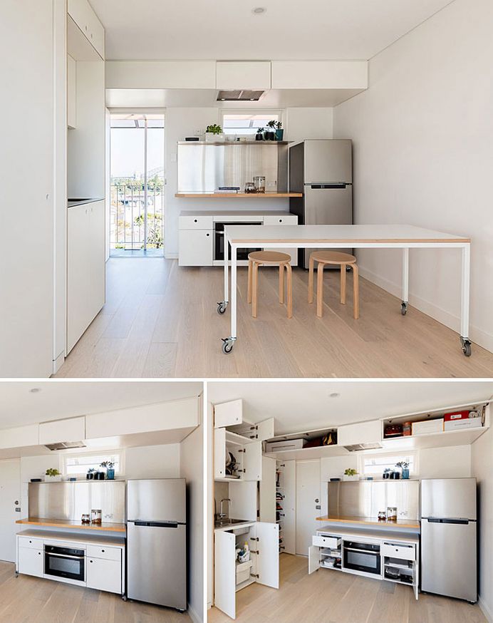 50 Small Studio Apartment Design Ideas (2019) – Modern, Tiny & Clever - InteriorZine #design #furniture #modernfurniture #interior #decor