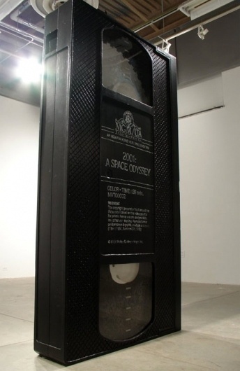 David Herbert / 2001: A SPACE ODYSSEY #sculpture #tape #a #space #2001 #video #vhs #odyssey #art #film