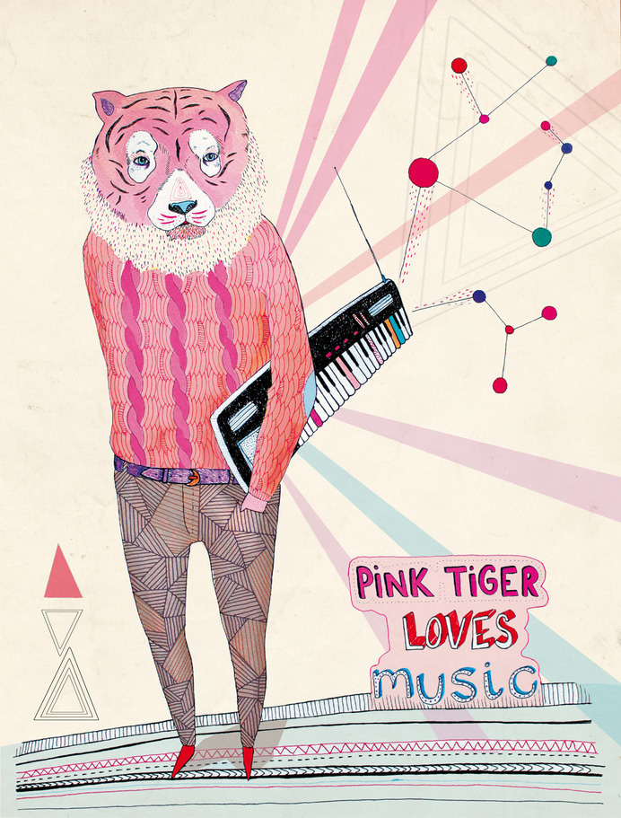 belen segarra #illustration #tiger