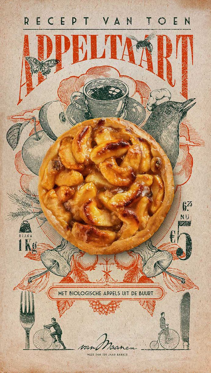 Poster for Bakker van Maanen by The Ad Agency