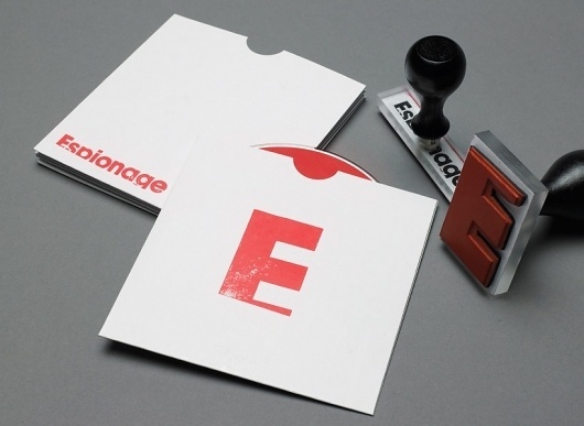 Patrick Fry / Espionage #branding #print #identity #logo #typography