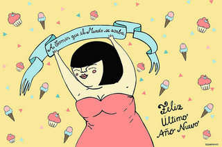 a co*er que el mundo se acaba! by regi rivas #illustration #girl #chica