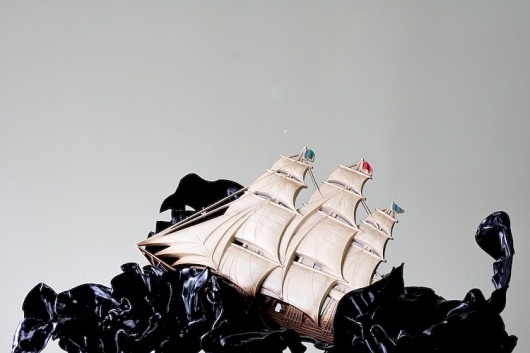 Paul Octavious - The Black Stuff #vinyl #photography #art #mixed #media