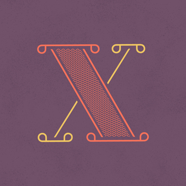 x - Heymikel #letters #lettering #illustration #type #typographie #heymikel