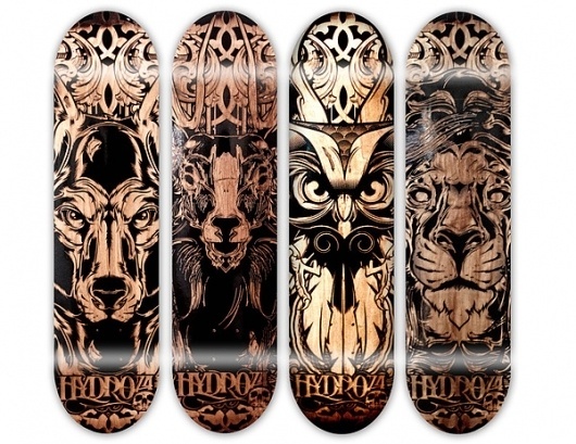 Lasered & Etched on the Behance Network #deck #skate