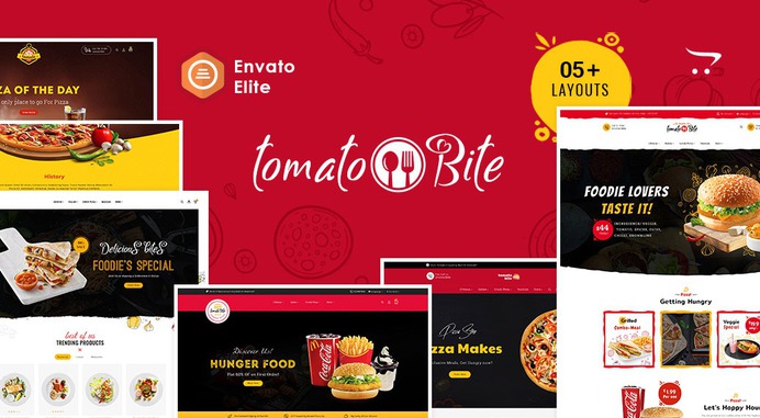 #TomatoBites #Fast #Food #Restaurant - #Opencart #MultiPurpose #Responsive #Theme | #TemplateTrip #eCommerce #Website #Design #Template