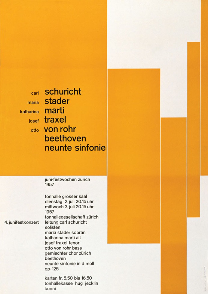 Josef Müller-Brockmann: Posters
