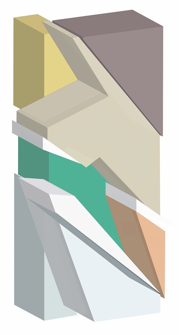 Building Blocks by Jim Keaton #poster #illustration #architecture #art