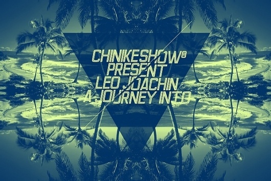 Chinikeshow Flyers on the Behance Network #palm #branding #illustrator #website #triangle #music #chinikeshow #trees