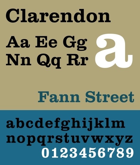 Clarendon #font #clarendon #typeface