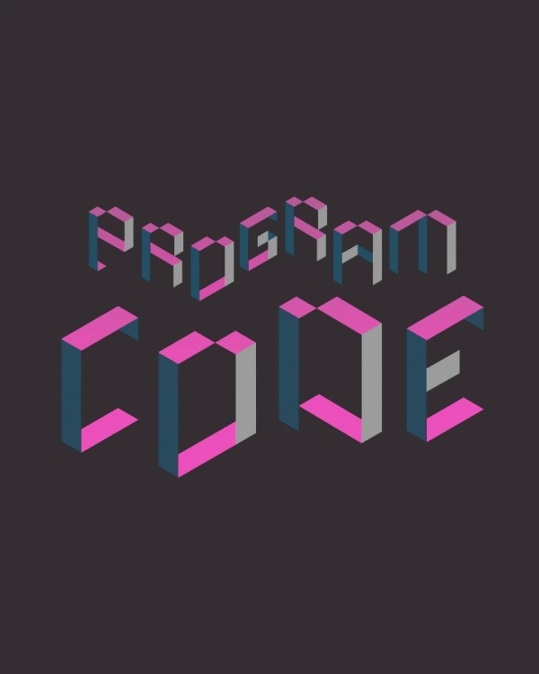 Type Hello World, program code #bernard #font #world #hello #type #michael