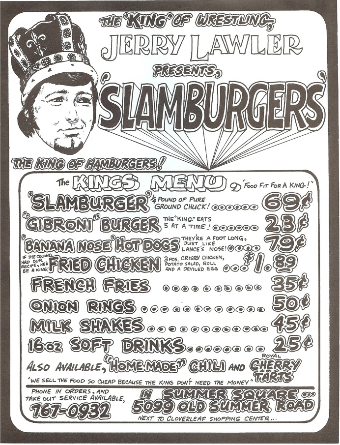 JERRY LAWLER SLAMBURGERS
