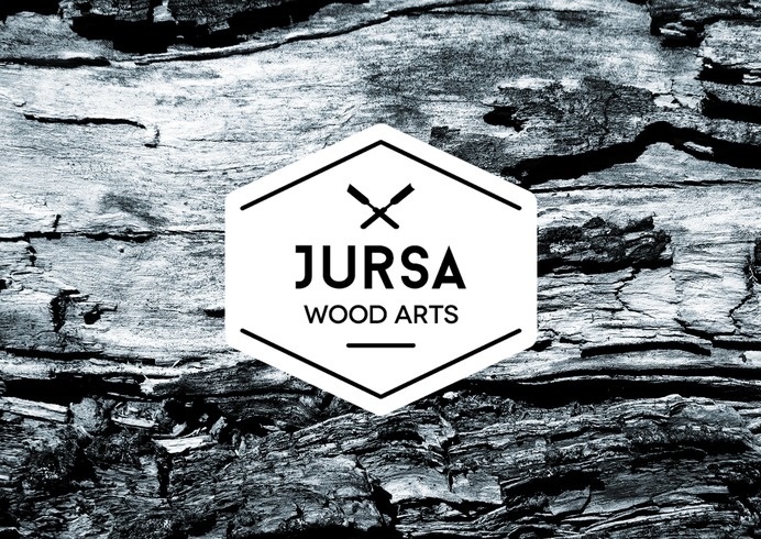 Identity for wood artist #monochorome #logo #identity