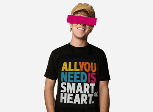 All you need is SmartHeart T-Shirt #heart #text #young #print #shirt #smart #emotional #colorful #minimal #type #typography