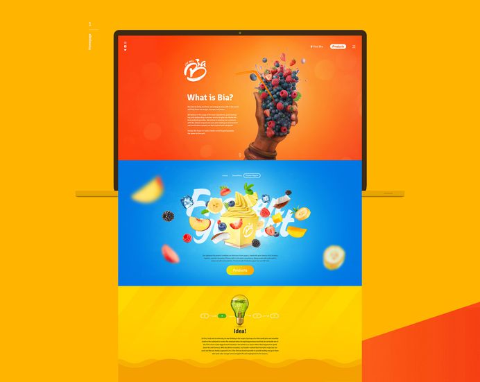 Bia — Web on Behance