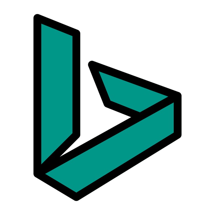 See more icon inspiration related to bing, shapes and symbols, brands and logotypes, brand, logos, logotype, logo, social network and social media on Flaticon.
