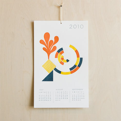 grain edit · The Future is Today: 2010 Calendars #print #calendar #illustration