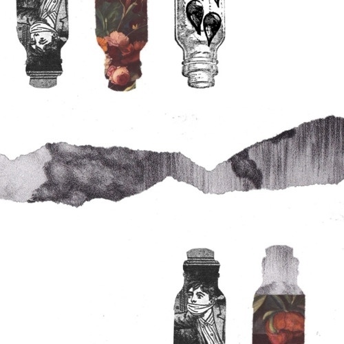 show me your key #clouds #boy #tear #bottles #trapped #collage #flowers