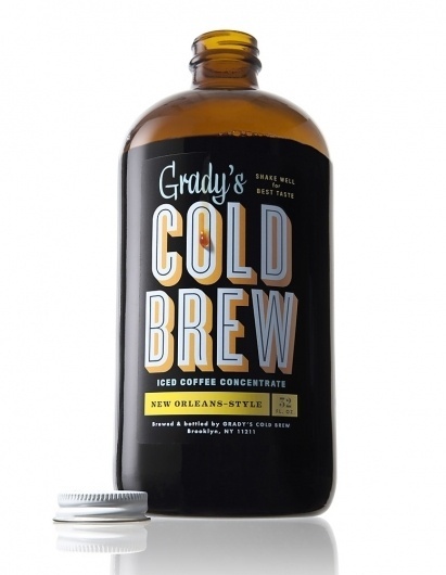 lovely-package-gradys-cold-brew1.jpg 777×1,000 pixels #packaging #coffee #typography