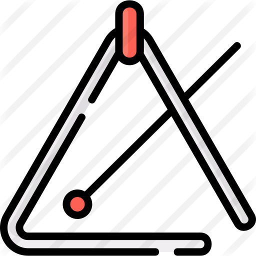 See more icon inspiration related to music and multimedia, orchestra, instrument, triangle and music on Flaticon.