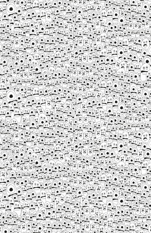 "A thousand eyes" #cartoon #pattern #design #decor #home #kids #pillows #monsters