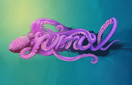 Yana Elert #illustration #species #type #animal #typography