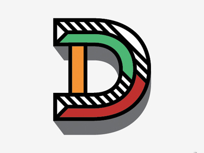 trendgraphy: D by Chris McCaffreyTwitter || Source #font #typography