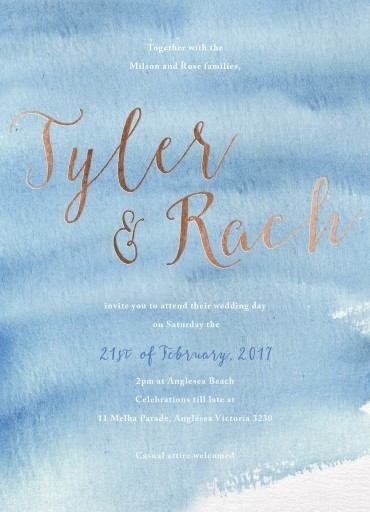 Beach - Wedding Invitations #paperlust #weddinginvitation #weddinginspiration #invitation #cards #design #paper #print #foilstamp