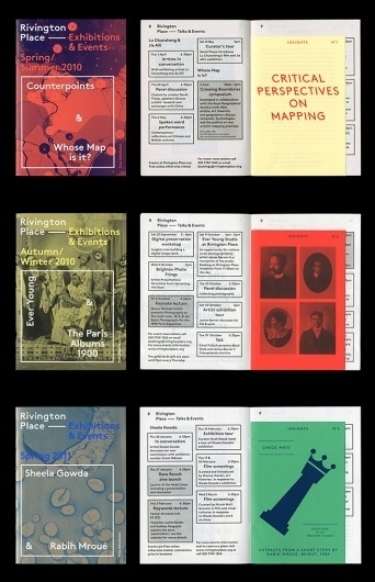 Brochure design idea #140: Google Reader (1000+) #museum #design #color #books #bold #simple #type #brochure