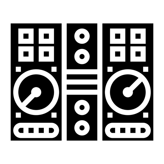 See more icon inspiration related to DJ, mixer, dj mixer, music and multimedia, hip hop, disc jockey, mixing, electronics and music on Flaticon.