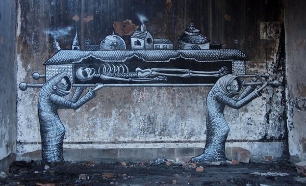 Lanscapes street art #abstract #surrealism #art #street #surreal