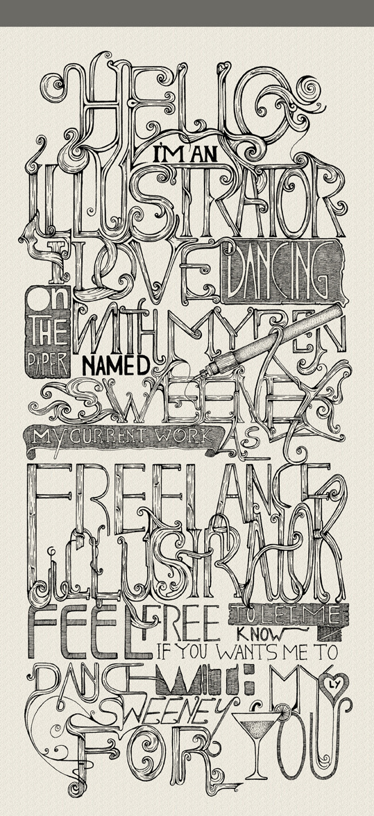 Self Promotion by Muthahari Insani #design #graphic #quality #typography