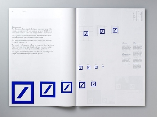 Deutsche Bank - Studio 2br #branding #guidelines #book #brand #identity