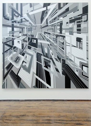 Ian Monroe - An Added Degree of Vividness #ian #abstract #geometry #monroe #art #architectural