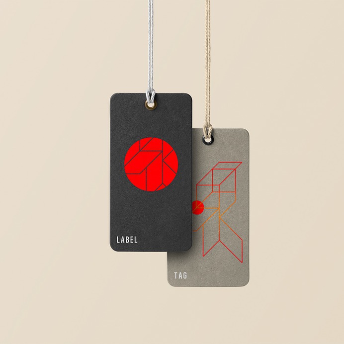 Tag PSD Mockup