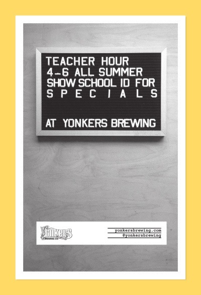 poster design for yonkers brewing co.