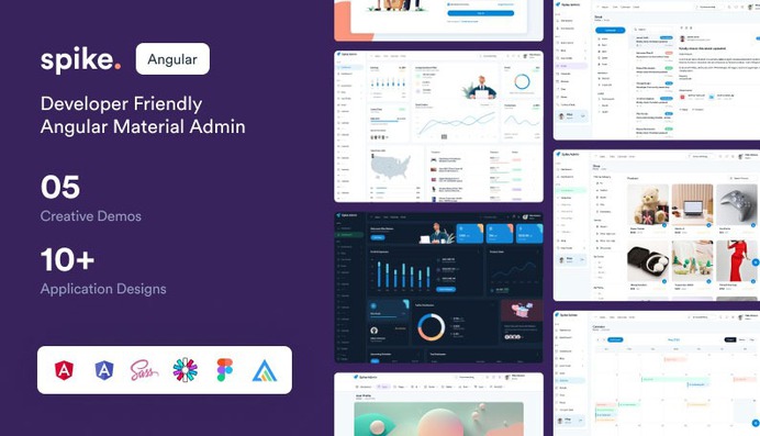 Using Spike Angular 18 admin, you will be able to create your website or web application without any hassle. Its high scalability, speedy development, and ease of use make it a best choice in Angular framework. It provides every convenience and flexibility that you can imagine, making it one of the best Material Angular admin templates available in the premium Angular category.