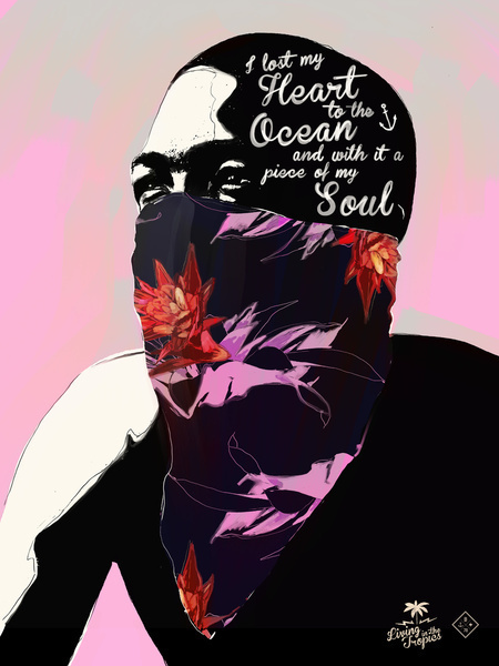 Living in the tropics / Lost Art Print #illustration #art #fashion #tropics #soul