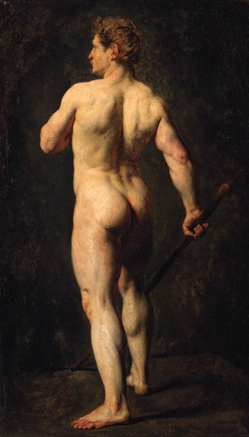French School Academic Male Nude