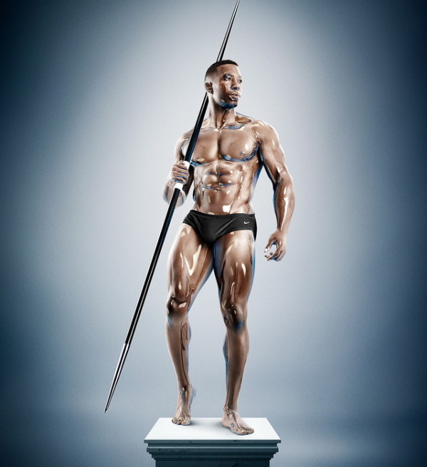 Sculpture Athletes by Tim Tadder #inspiration #photography #port