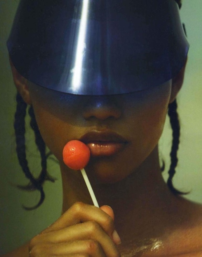 visor lolipop girl