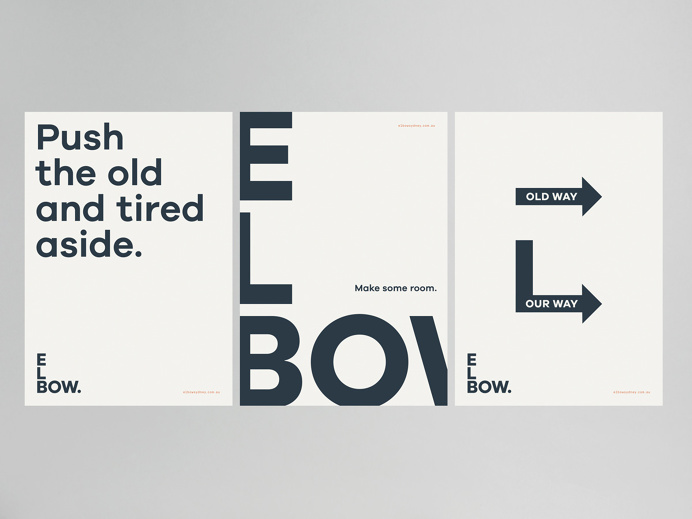 Elbow Brand Identity by Christopher Doyle & Co.