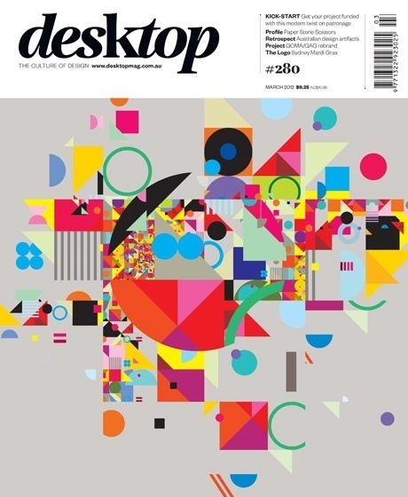 desktop magazine March 2012 cover by StudioBrave #cover #desktop #magazine