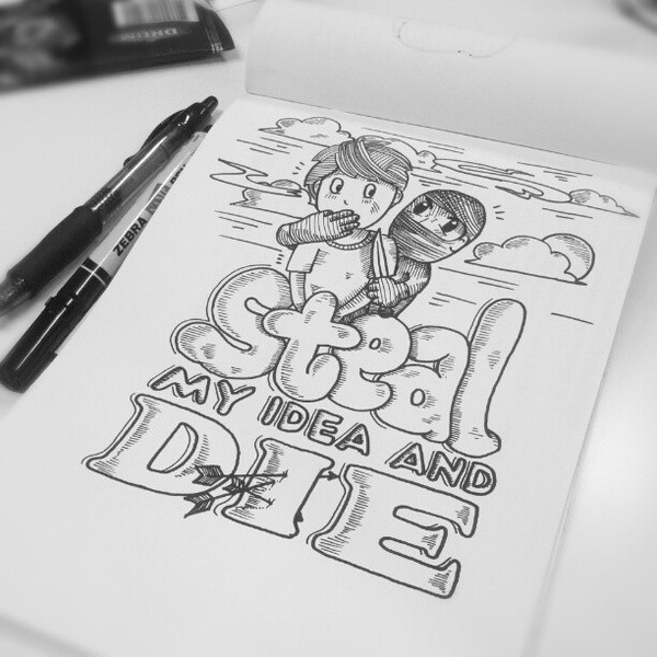 Don't steal ideas... #comic #illustration #art #draw